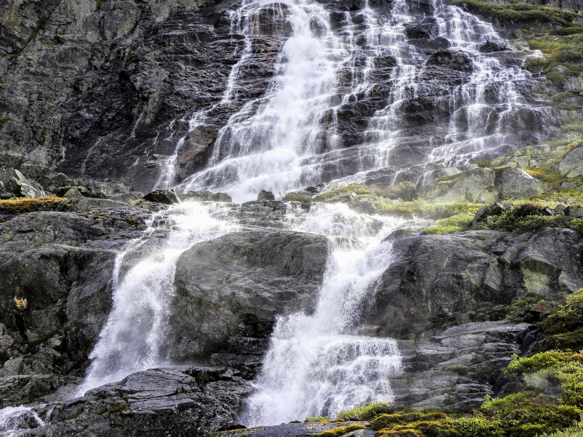 Waterfall on the Sognefjord (Norway)