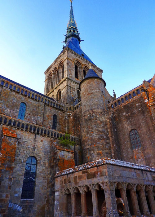 Mont-Saint-Michel abbey bell tower
