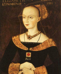 Portrait of Elizabeth Woodville, queen consort to Edward IV of England