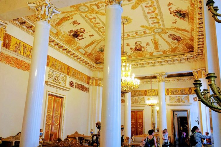 Ornate neoclassical interior