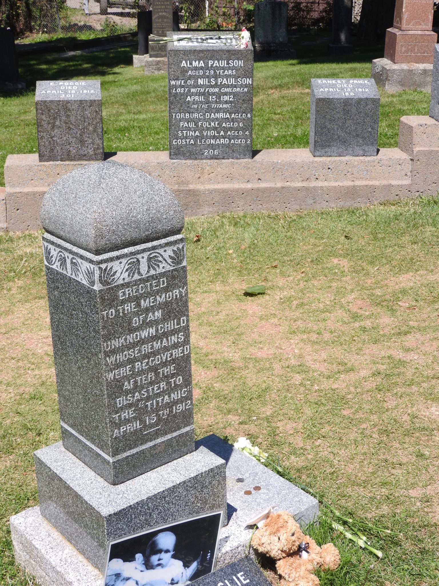 Two gravestones