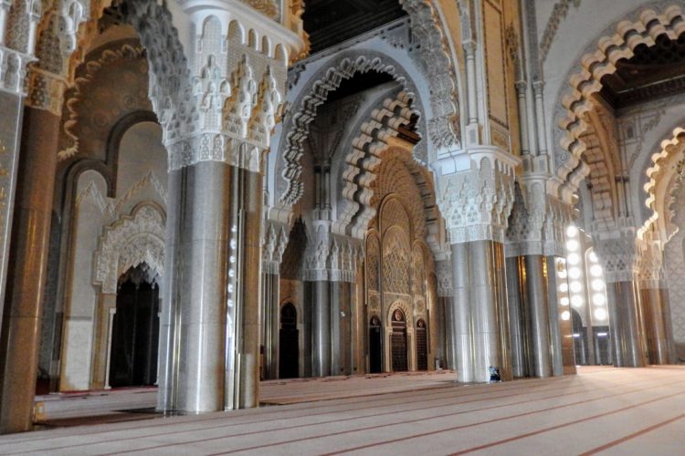 Mosque Interior Arches