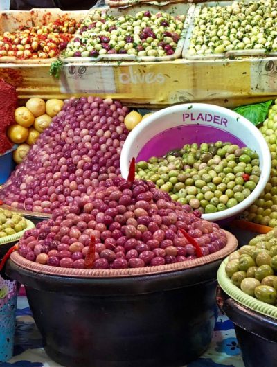 Olive sellers open market