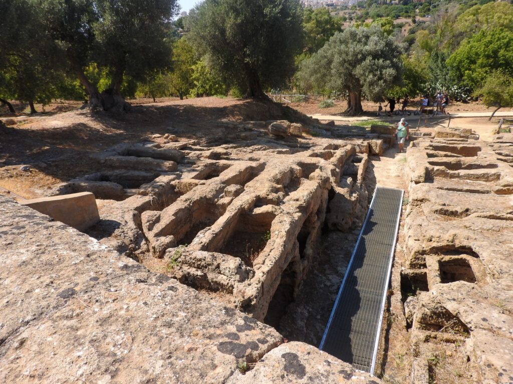 Early Christian cemetery at Sicily's Valley of the Temples